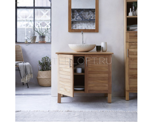 Напольная тумба для ванной Бискейн