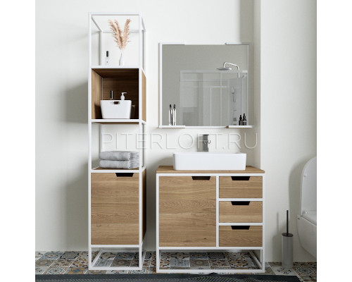 Комплект мебели для ванной Хасби